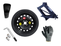 Kit - Roue de secours DAIHATSU SIRION M300 R16 4x100x54,1 + Clé gola + Cric + House pour cric