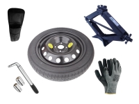 Kit - Roue de secours KIA RIO II R16 4x100x54,1 + Clé gola + Cric + House pour cric