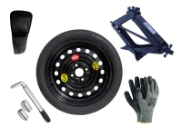 Kit - Roue de secours MINI HATCH I R15 4x100x56,1 + Clé gola + Cric + House pour cric