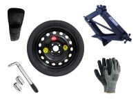 Kit - Roue de secours OPEL CORSA F R16 4x108x65,1 + Clé gola + Cric + House pour cric