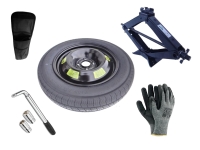 Kit - Roue de secours CITROEN C4X I R16 4x108x65,1 + Clé gola + Cric + House pour cric