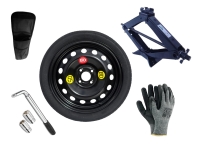 Kit - Roue de secours FIAT PANDA CROSS III R16 4x98x58,1 + Clé gola + Cric + House pour cric